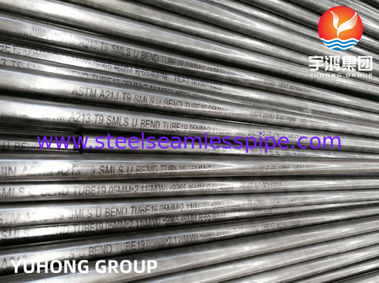 ASME SA213 T9 Σύνδεσμος Χάλυβα Χωρίς Σύνδεση Σωλήνας U Bend για Θερμοσυστήματα, Κοντενστήρες, Χρησιμοποιήσεις