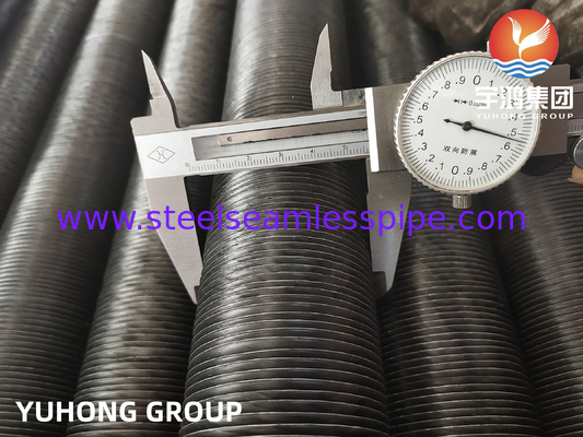 ASTM A179 Χάλυβας άνθρακα Χωρίς ραφές Τυβώτιο με φτερούγες που εξάγεται, Τύπος με φτερούγες