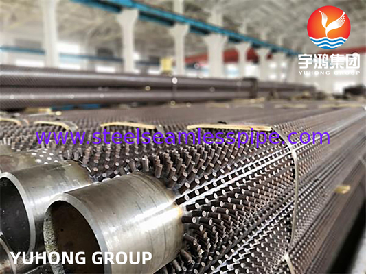 ASTM A213 Σύνθετο χάλυβα Χωρίς συγκόλληση Τ22 Τύπος με βελονάκια, Tubo Aletado