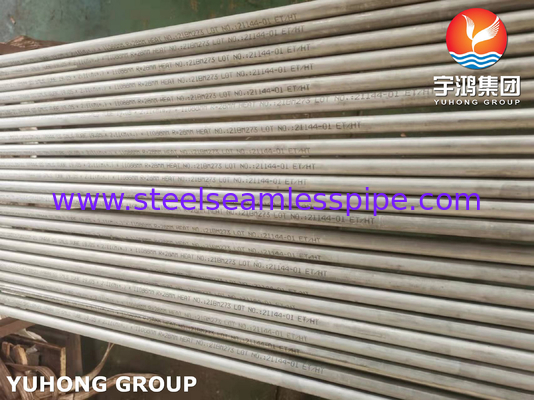 ASTM A213 (ASME SA213) TP444 Χωρίς ραφές σωλήνας από ανοξείδωτο χάλυβα που εφαρμόζεται σε εναλλάκτη θερμότητας