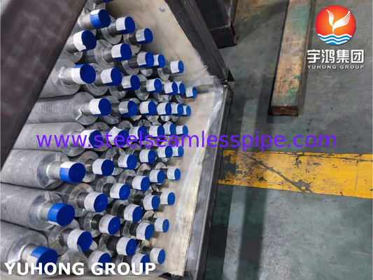 ASTM B163 Incoloy 825 Νικέλιο Σύνθετο Χάλυβα Φιν Tube Τύπος G Φιν για Superheater