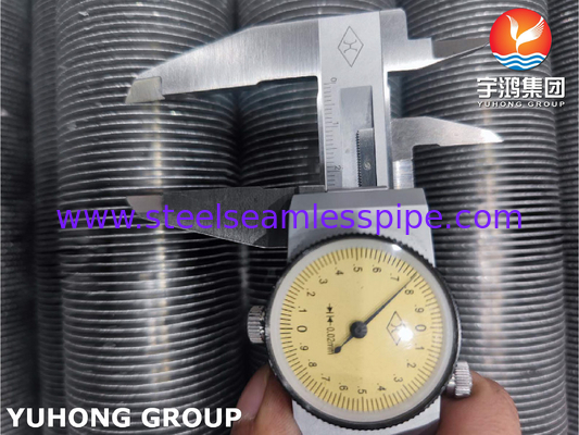 ASTM B163 Incoloy 825 Νικέλιο Σύνθετο Χάλυβα Φιν Tube Τύπος G Φιν για Superheater