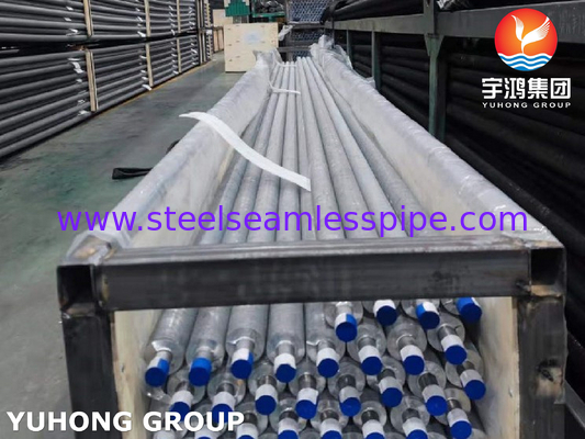 ASTM B163 Incoloy 825 Νικέλιο Σύνθετο Χάλυβα Φιν Tube Τύπος G Φιν για Superheater