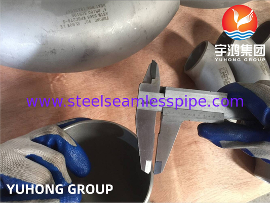 Χαστέλλοι C276 ASTM B366 N10276 Νικελικό κράμα Χάλυβα Buttwelded Pipe Fitting Elbow B16.9