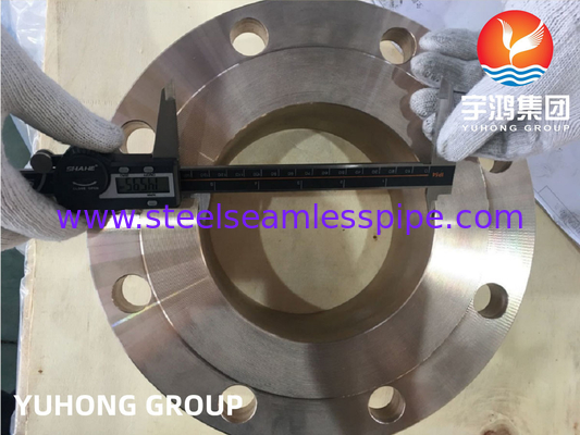 ASTM B151 C70600 Χαλκός Νικέλιο Σύνθετο Σφυρηλατημένο Φλάντζη Ζυγισμένο Κελάρι Ανυψωμένο Πρόσωπο B16.5 για αγωγούς