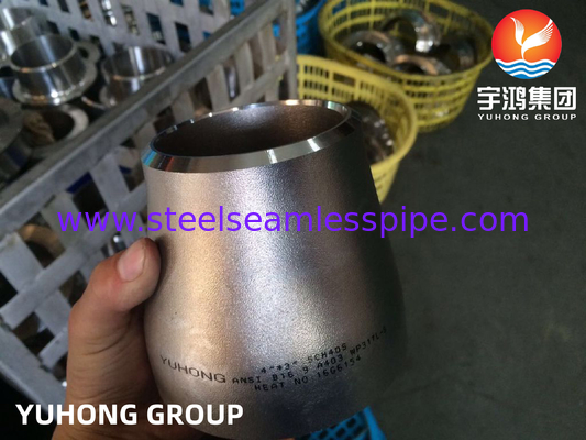 ASTM A403 WP317L Συγκεντρωτικός μειωτής αδιάβροχος ρυμουλκούμενος ρυμουλκούμενος ρυμουλκούμενος B16.9