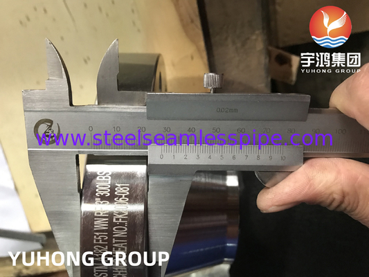ASTM A182 F51 Διπλής χάλυβα σφυρηλατημένο φλάντζη Weldneck RF B16.5 για πετρέλαιο και φυσικό αέριο