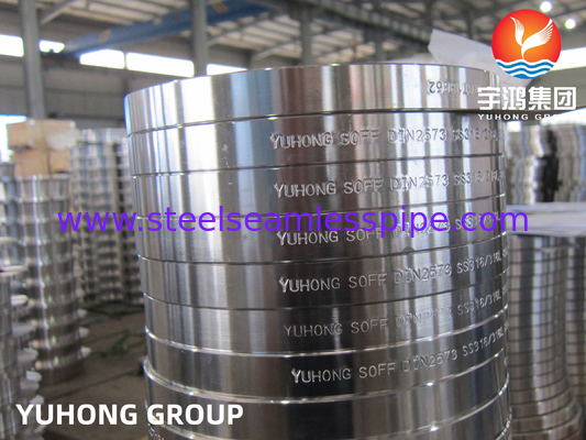 DIN2573, ASTM A182 F316 F316L, σφυρηλατημένο ανοξείδωτο χάλυβα, πλακό πρόσωπο B16.5