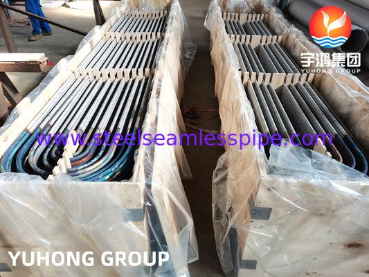 Σωλήνας εναλλάκτη θερμότητας SA213 TP316L (UNS S31603, 1.4404) U-κάμψης με θερμική επεξεργασία, αποξηραμένος & παθητικοποιημένος