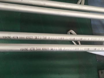 ASTM B444 Gr.2 INCONEL 625 άνευ ραφής σωλήνας κάμψεων του U για την εφαρμογή 100% UT & ET & HT ανταλλακτών θερμότητας