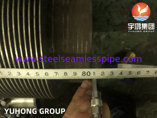 ASTM EN DIN ASTM A106 Gr.B A335 P5 P9 A312 TP304 317L Σωλήνες με πτερύγια