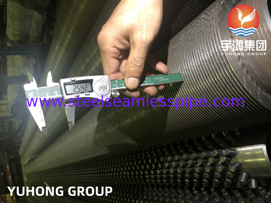 ASTM EN DIN ASTM A106 Gr.B A335 P5 P9 A312 TP304 317L Σωλήνες με πτερύγια