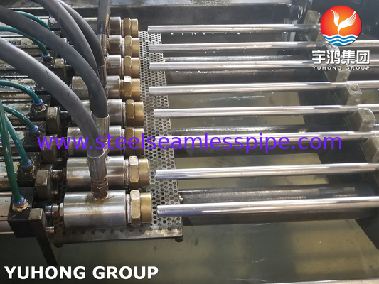 ASTM A249 / ASME SA249 TP304 Ζυγισμένος σωλήνας από ανοξείδωτο χάλυβα, φωτεινό αναμμένο, απλή άκρη