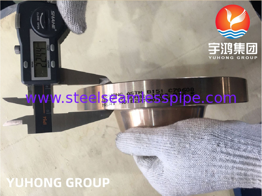 ΑΣTM B151 C70600 1-1/4&quot; SCH40 #150 WN Φτερές χαλκού νικελίου ASME B16.5