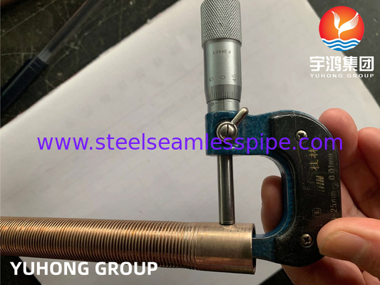 ASTM B111 C70600 Χαλκός Νικέλιο Χαμηλόχρυσο σωλήνα O61 Για ψυγείο πετρελαίου