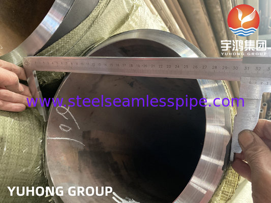 ASME SA335 P22 10" SCH120 Χωρίς συγκόλληση σωλήνες λέβητα Μαύρη ζωγραφική με βέβλο τέλος