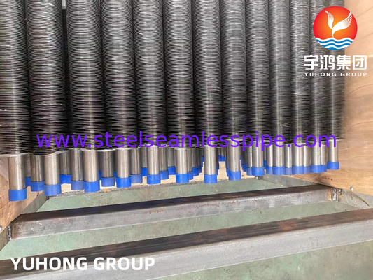 Asme Sb163 Monel 400 Nickel Alloy Ss Φινέδες σωλήνες με φινέδες αλουμινίου τύπου G