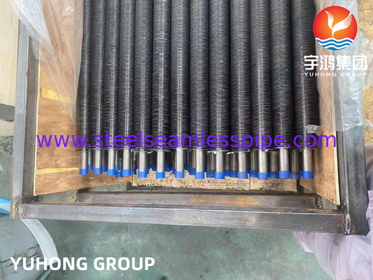 Asme Sb163 Monel 400 Nickel Alloy Ss Φινέδες σωλήνες με φινέδες αλουμινίου τύπου G