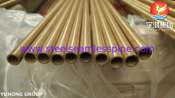 ASME SB111 ASTM B111 C68700 O61 Αλουμινένιους χάλκινους άψογους σωλήνες L1M για εξατμιστήρες