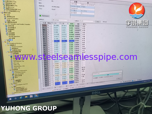 ASME SA268 TP405 Χωρίς συγκόλληση σωλήνας για αντλίες νερού τροφοδοσίας στα εργοστάσια παραγωγής ηλεκτρικής ενέργειας