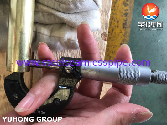 ASME SB111 C44300 Τύπος από κράμα χαλκού O61 Ψυχρά τελειωμένος για σωλήνες ανταλλάκτη θερμότητας