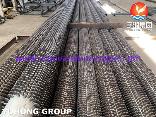 Σωλήνες HFW: ASME SA213 TP347H Σώλος βάσης με 11% Cr Steel Studs για θερμαντήρες καύσης