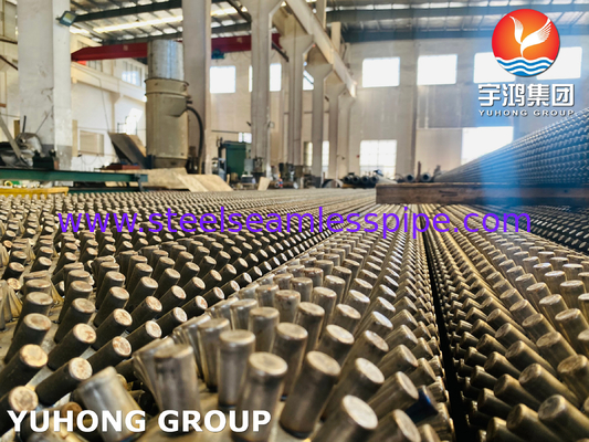 Τύπος με φτερούγες ASME SA335 P5 13Cr (SS 410) για φούρνο αναμόρφωσης ατμού