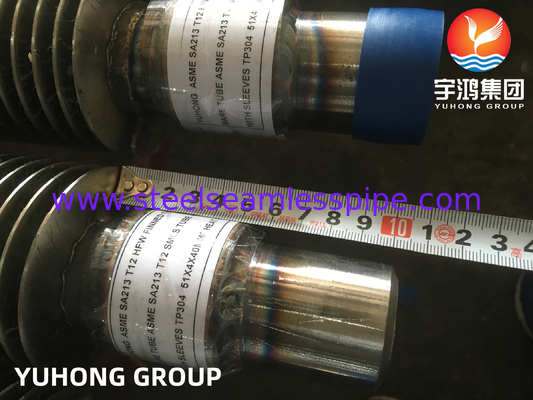 ASME SA213 T22 Σύνδεσμος σωλήνα από κράμα χάλυβα 11CR HFW Solid Fin Tube για προθέρμανση