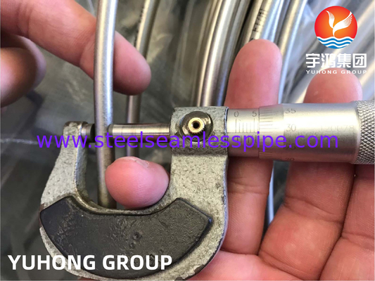 ASTM A269 316L Ατσάλι από ανοξείδωτο χάλυβα φωτεινό αναβρασμένο τυλιγμένο σωλήνα ψυχρά κυλούμενα για χημική ένεση