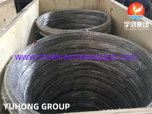 ASTM A269 TP304L TP316L TP316Ti Ζυγισμένος τυλιγμένος σωλήνας από ανοξείδωτο χάλυβα για την βιομηχανία καλωδίων