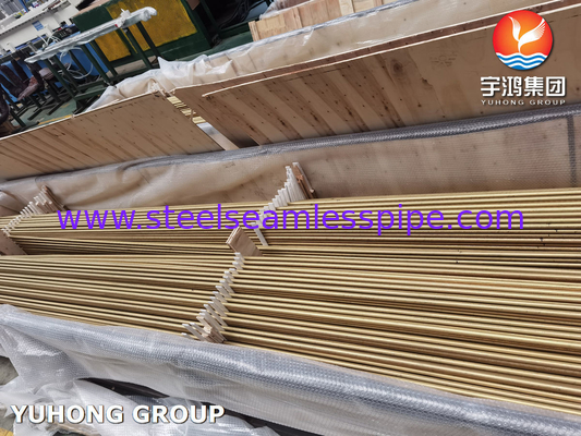 ASTM B111 UNS C68700 Αλουμινένιο σωλήνα από χαλκό, αδιάβροχο σωλήνα ανταλλακτήρα θερμότητας U Bend