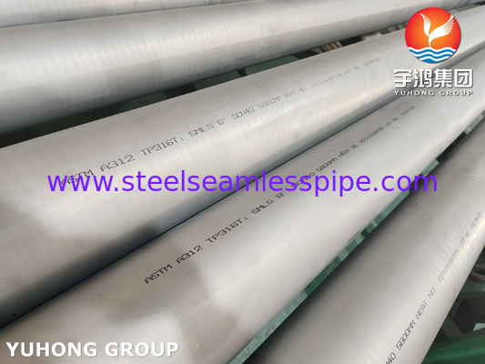 ASTM A312 TP316L Ατσάλινος αδιάβροχος σωλήνας για πετρέλαιο, φυσικό αέριο