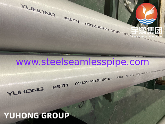 ASTM A312 TP310S Ανοξείδωτος Χάλυβας Σωλήνας Χωρίς Ραφή Για Πετρέλαιο και Φυσικό Αέριο