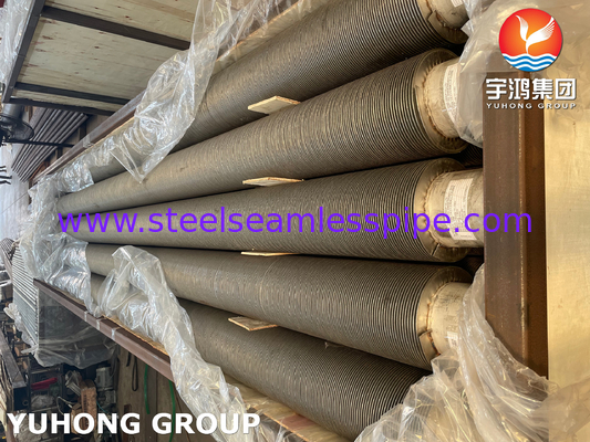 ASTM A376 TP347H S34709 Ατσάλι ατσάλινος υψηλής συχνότητας συγκολλημένος σπειροειδής σωλήνας πτερυγίων