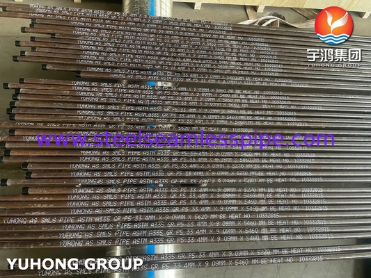 ASTM A335 P5 / X11CrMo5 Σύνθετο Χάλυβα Χωρίς Σύνδεση Σωλήνας Υψηλής Πίεσης Σωλήνας Κεταλιού