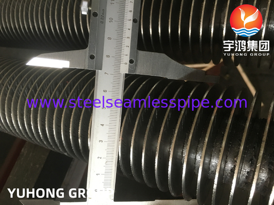 ASME SA213 T12 SMLS Βάση σωλήνα Ατσάλι άνθρακα Φτερά HFW Φτερωτό σωλήνα για ψύκτη αέρα