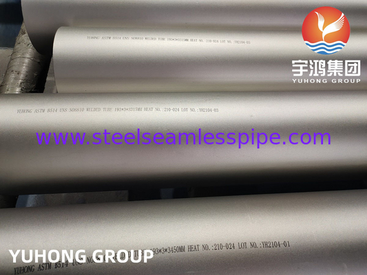 ASME SB514 Incoloy 800H Weld Tube νικελιοσιδήρου-χρωμίου κράματα χάλυβα για γενικές διαβρωτικές υπηρεσίες