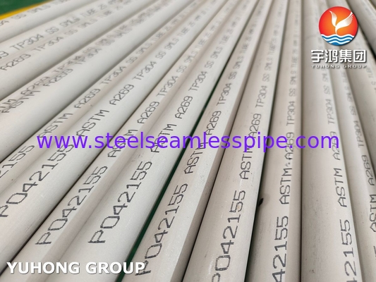 ASTM A269 TP304 Αδιάβροχο σωλήνα από ανοξείδωτο χάλυβα