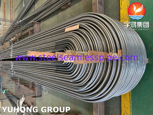 ASME SA213 TP316Ti Ατσάλι ατσάλινου U Bend Tube 1.65mm Min πάχος