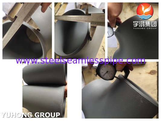 ASME B16.9 ASTM A234 WPB Συσκευές σωλήνων από χάλυβα άνθρακα Συσκευές με μαύρη επίστρωση