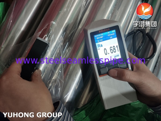 ASME SA270 ASTM A270 Ζυγισμένο σωλήνα από ανοξείδωτο χάλυβα γυαλισμένο 320 240 GRIT TP304