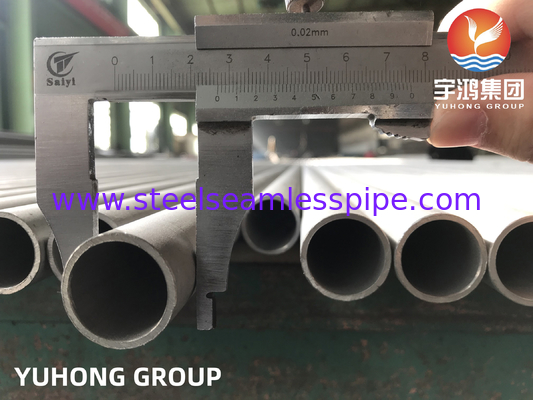 ASME SA312 TP304L Αυστενίτικος αδιάβροχος σωλήνας από ανοξείδωτο χάλυβα για εναλλάκτη θερμότητας