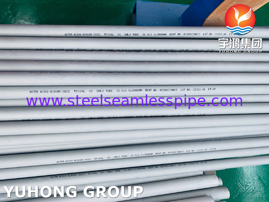 Τύπος λέβητα από ανοξείδωτο χάλυβα ASTM A269 316L για γενική ανθεκτική στη διάβρωση υπηρεσία