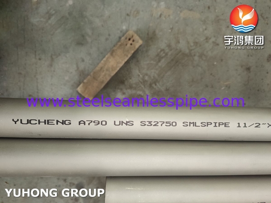 Υπερ-διπλό σωλήνα  2507 ASTM A790 UNS S32750 από ανοξείδωτο χάλυβα