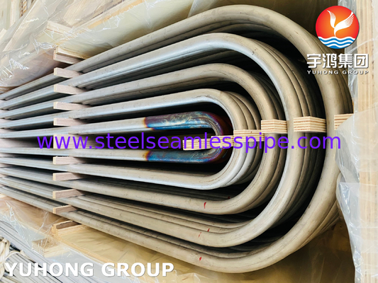 ASME SA213 TP316L 1.4404 Χωρίς συγκόλληση ατσάλινο σωλήνα U Bend για εναλλάκτη θερμότητας