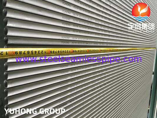ASME SA213 TP316L Χωρίς ραφές σωλήνας από ανοξείδωτο χάλυβα BWG 20 0.89mm Για στεγνό ψυγείο