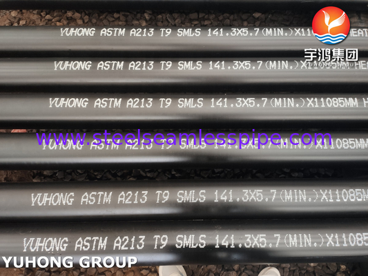 ASME SA213 T9 T11 T22 T91 Χωρίς συγκόλληση σωλήνας από κράμα χάλυβα για σωλήνα καμίνου