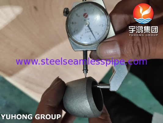 ASTM A403 WP310S-S Ατσάλι από ανοξείδωτο χάλυβα 90 μοίρες μακρά ακτίνα αγκώνα