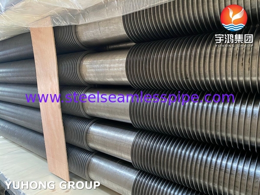 Σωλήνες με φτερούγες ASTM A312 TP347H SS Strip Solid Fin Tube για εξοικονόμο