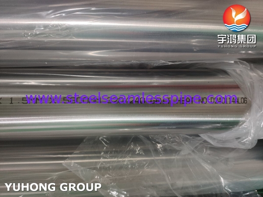 ASTM A270 Τροφική ποιότητα SS304 Ατσάλινος Χάλυβα Υγιεινός σωλήνας γυαλισμένος σωλήνας